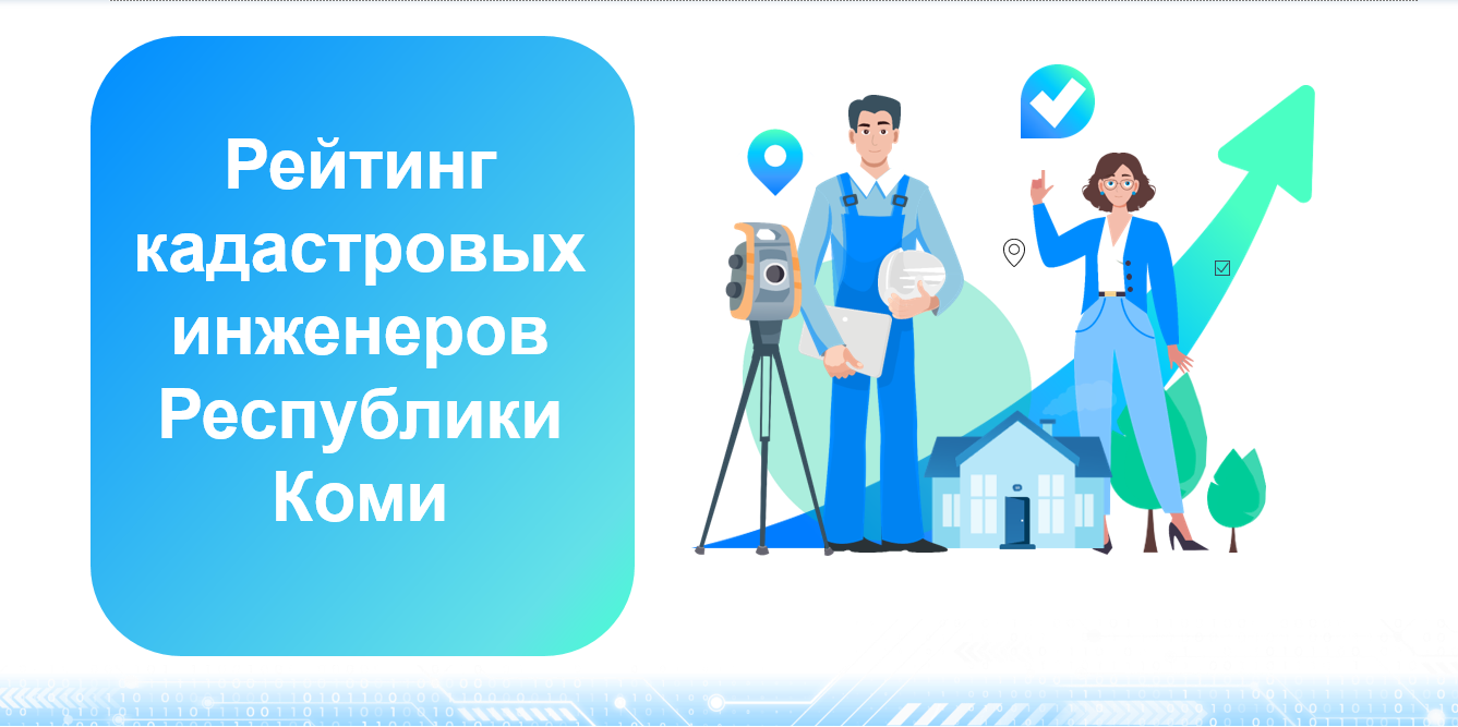 Рейтинг кадастровых инженеров Республики Коми.